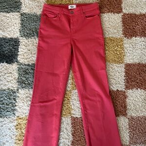 Paige Women's Bold Red Flare Jeans